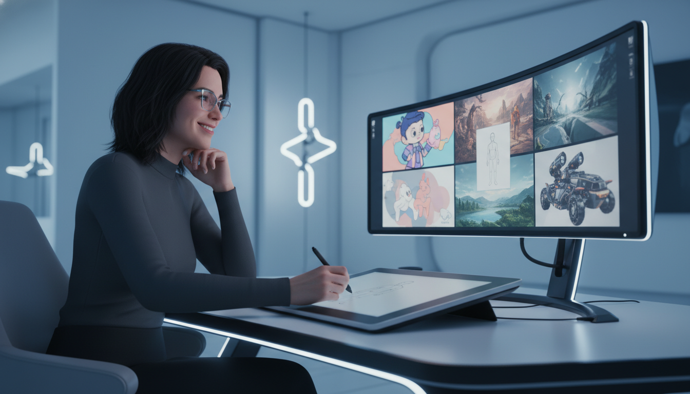 Drawing to Color: Transform Rough Sketches with AI Styles Illustration 3